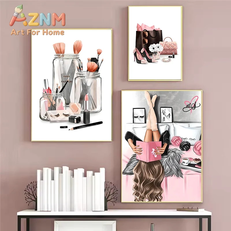 AZNM Fashion Pink Makeup Cosme - Beauty No Makeup ulasan dan harga
