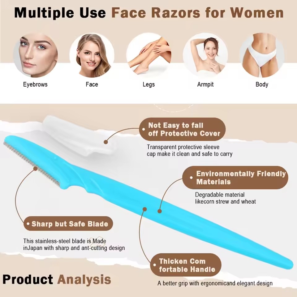 3/30/40Pcs Eyebrow Trimmer Mak - Beauty No Makeup ulasan dan harga