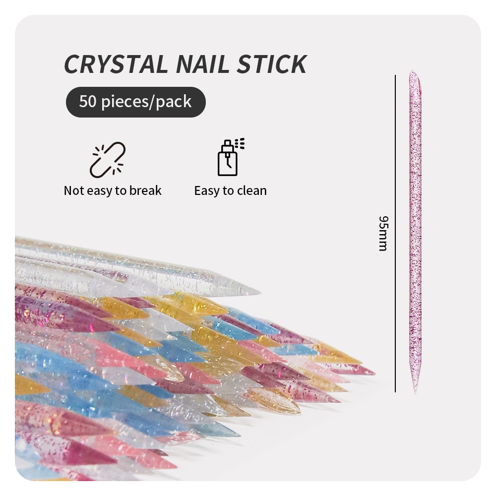 50 Pcs Nail Cuticle Pusher Cry - Contour Palette Stick ulasan dan harga