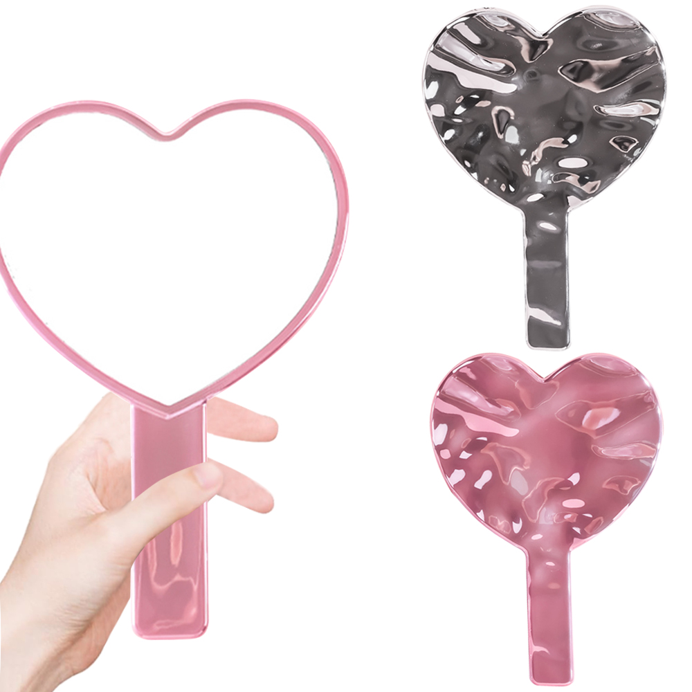1pc Handheld Makeup Mirror Ele - Beauty Makeup Women ulasan dan harga