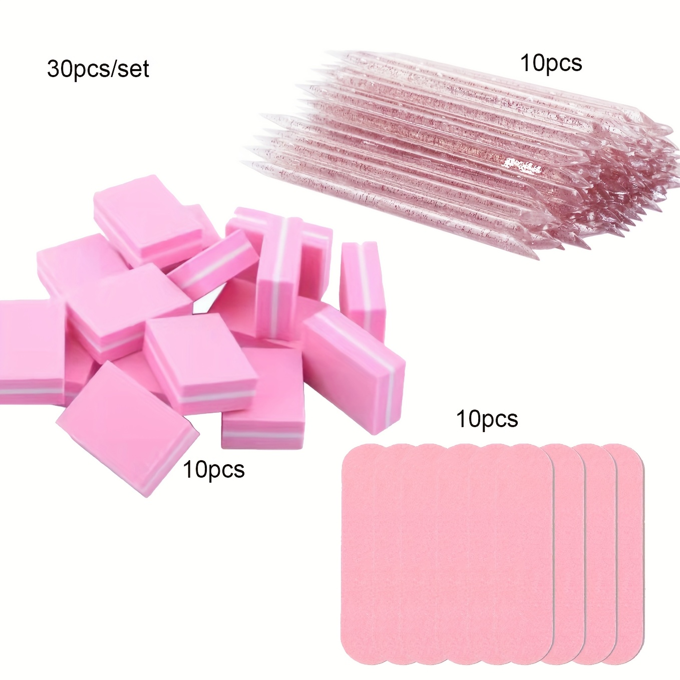 [30pcs Nail Art Kit Essentials - Contour Palette Stick ulasan dan harga