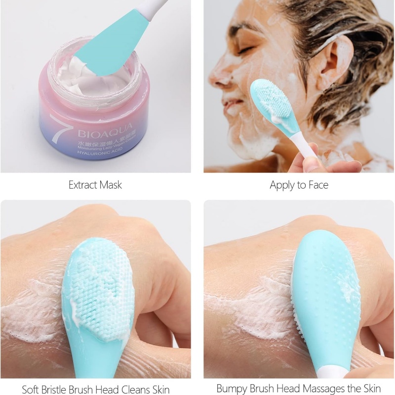 Professional Silicone Mask Bru - Beauty Makeup Women ulasan dan harga