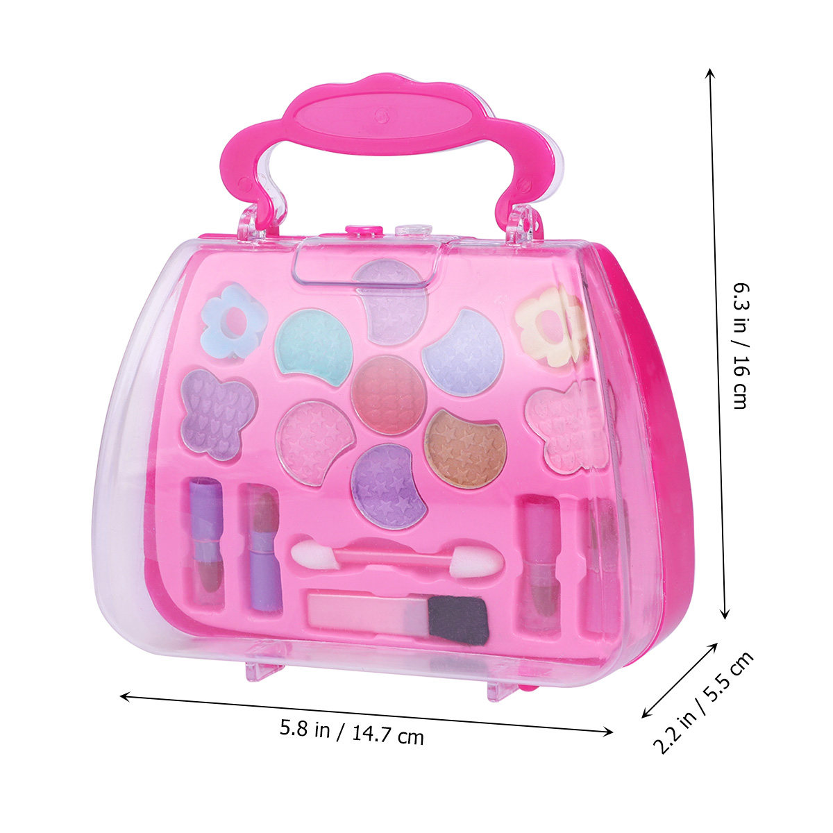 Strawberry-Shaped Kids Makeup  - Beauty Makeup Vanity Set ulasan dan harga